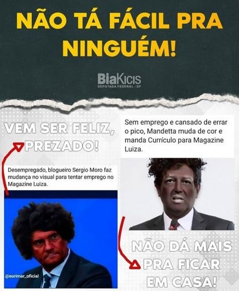 PGR pede inquérito sobre racismo contra Bia Kicis por 'blackface' de Moro e Mandetta