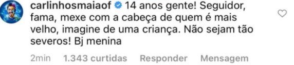 Carlinhos Maia defende influenciadora que foi desconvidada de evento por Caio Castro 4 Carlinhos Maia defende influenciadora que foi desconvidada de evento por Caio Castro