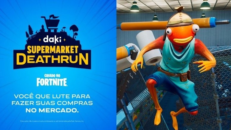 Daki recria perrengues de supermercado dentro do Fortnite