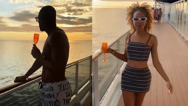 Karol Conká se diverte com novo namorado, ex de Jojo, em cruzeiro