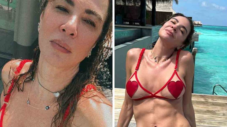 Luciana Gimenez aproveita Maldivas em hotel com diárias de R$ 53 mil