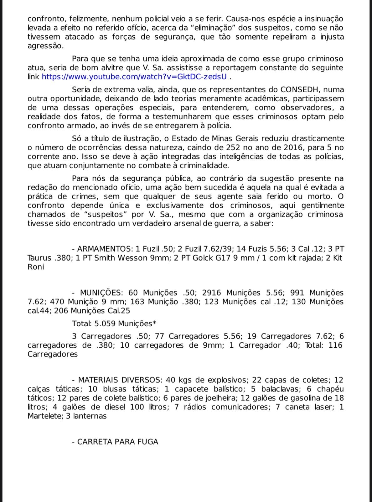 Caso Varginha: Secretário rebate ofício e convida ativistas de Direitos Humanos para operação policial