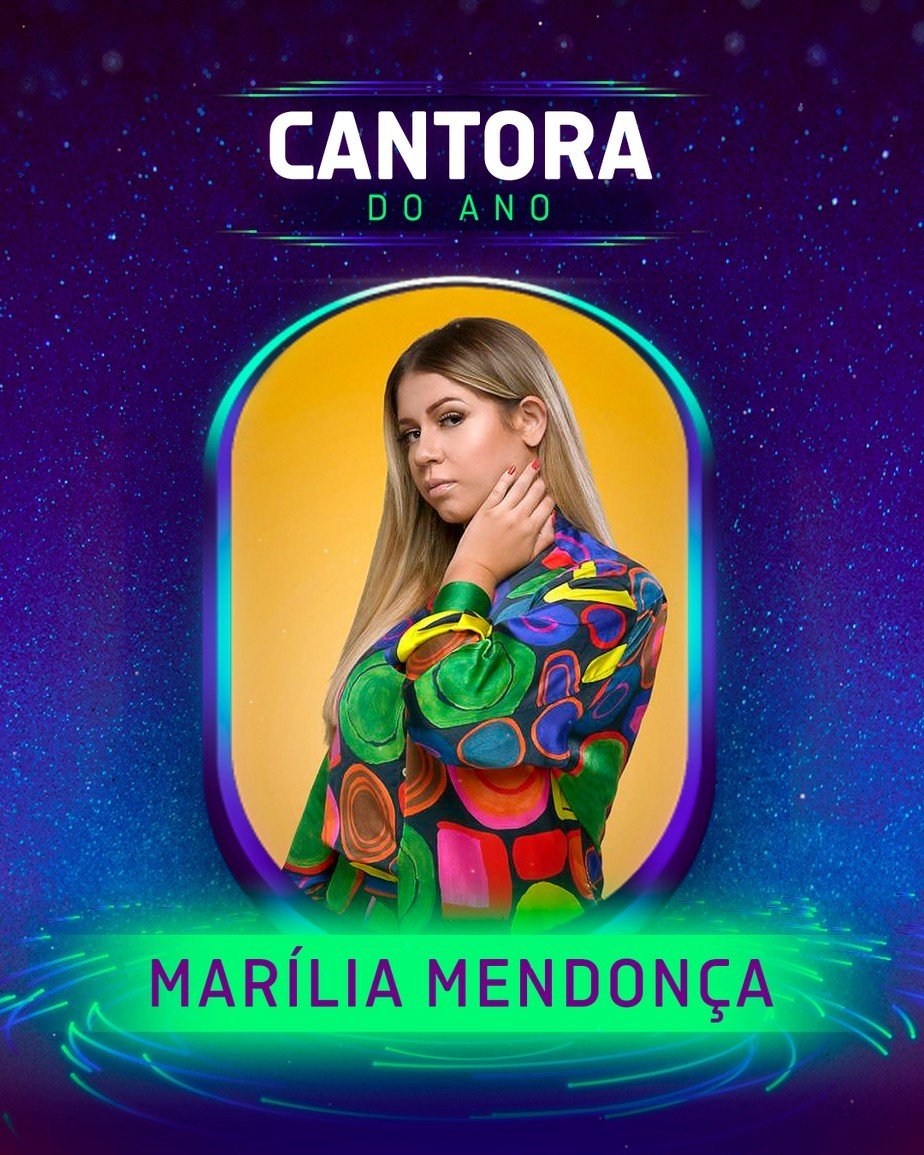 Prêmio Multishow 2021 declara Marília Mendonça a cantora do ano; votação é cancelada