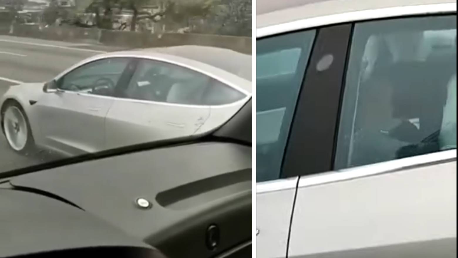 Motorista que viralizou dirigindo Tesla deitado em SP rebate críticas: 'Não estava dormindo'