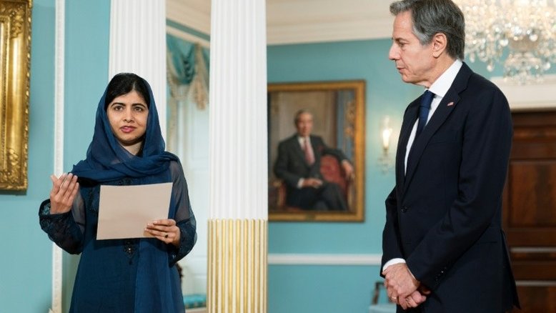 Malala pede maior apoio dos EUA a meninas e mulheres no Afeganistão