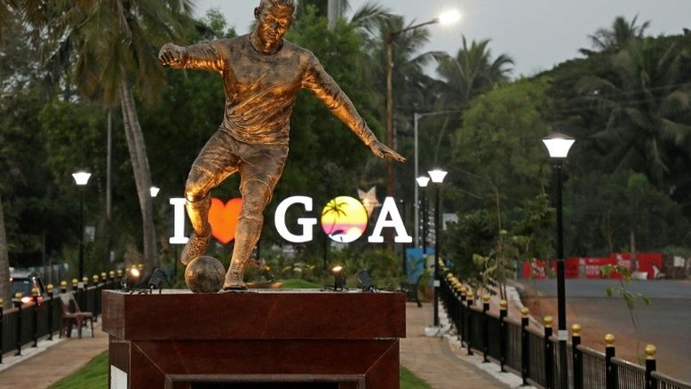 Estátua de Cristiano Ronaldo causa revolta na Índia