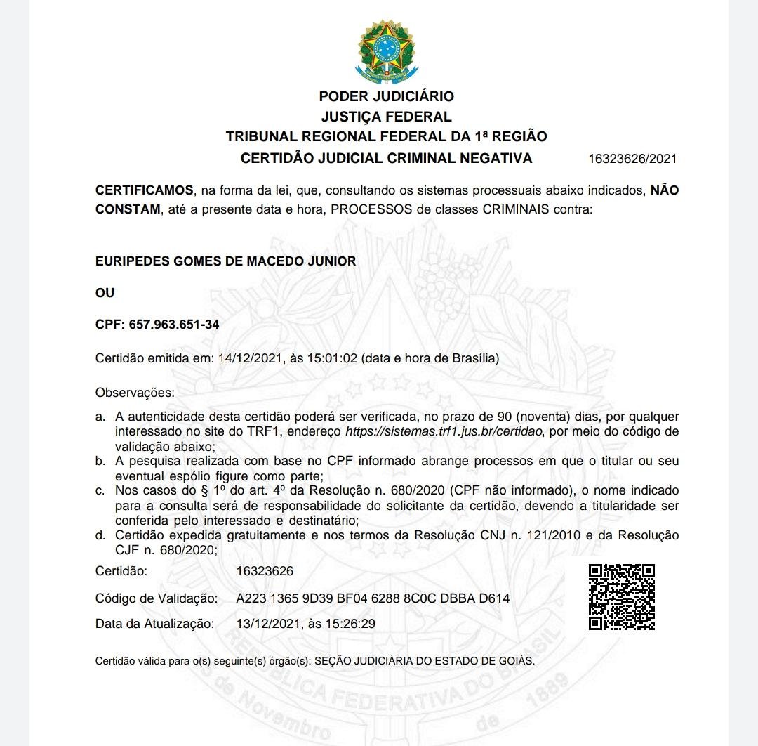 No comando do PROS, Eurípedes é denunciado por crimes na Justiça Federal