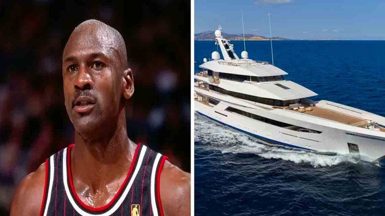 Michael Jordan possui iate de R$ 450 milhões com quadra de basquete