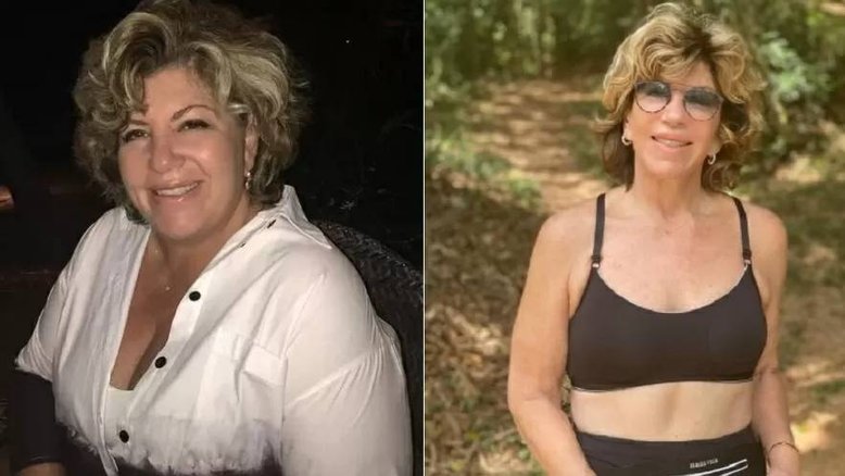 Silvia Poppovic celebra ter emagrecido 50 kg com top e barriga à mostra