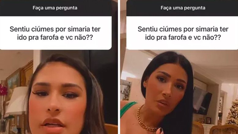 Simone revela ciúmes de Simaria em ‘Farofa da Gkay’: ‘Ali é muita pegação’
