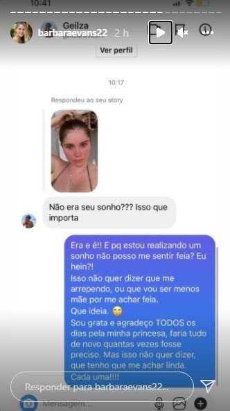 Bárbara Evans diz se sentir feia na gravidez, mas não se arrepende: 'Agradeço todos os dias pela minha princesa'