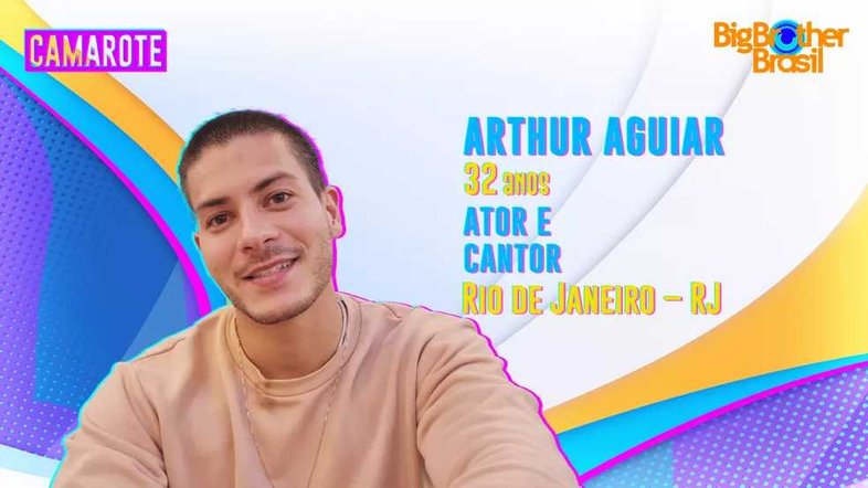 BBB22: Arthur Aguiar é o primeiro nome do camarote divulgado