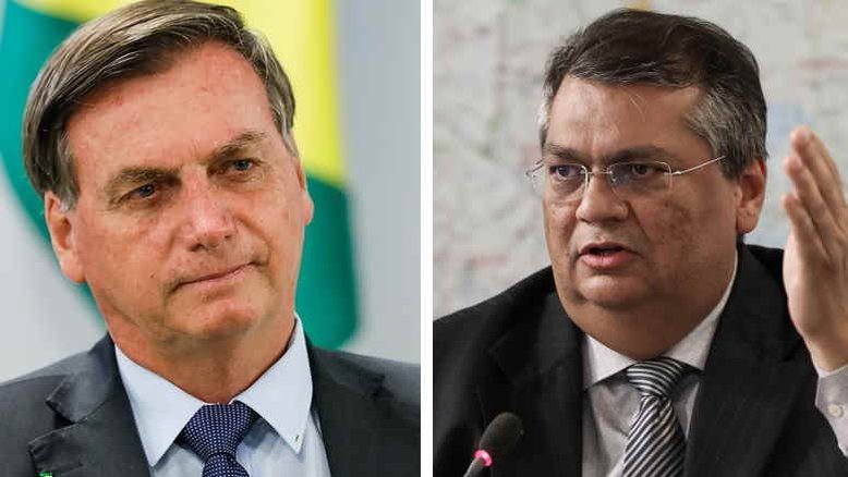 Bolsonaro chama Dino de 'gordo' e governador reage: 'vai trabalhar'