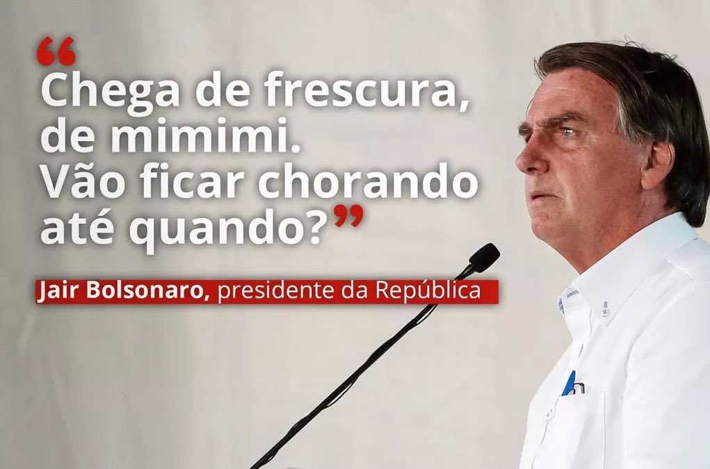 Danilo Gentili resgata discurso do 'mimimi' e ironiza nova internação de Bolsonaro 2 Reprodução/Twitter