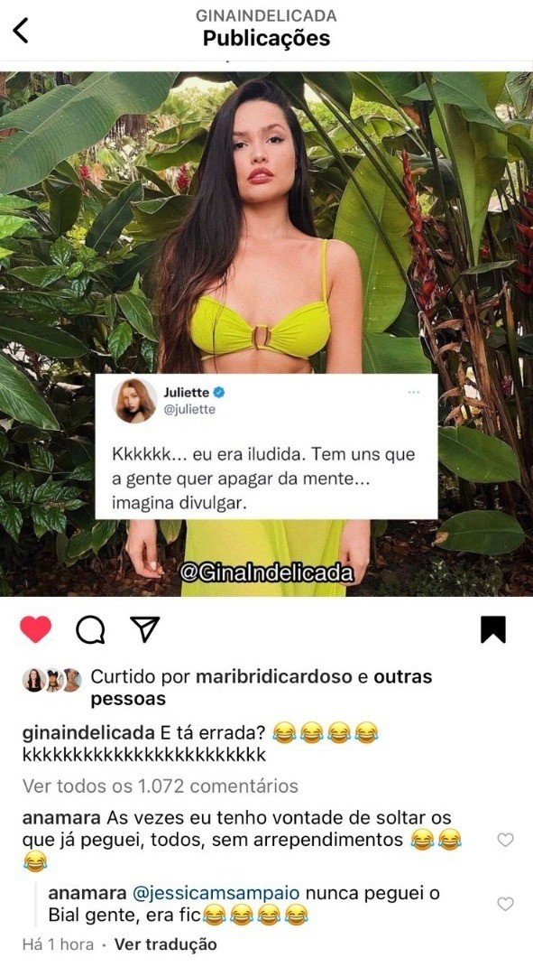 Anamara, ex-BBB, fala sobre boatos de ter ficado com Pedro Bial