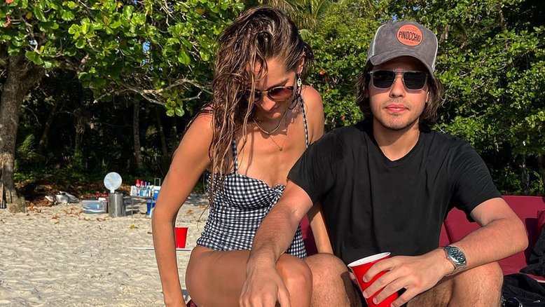 Filho de Faustão teria assumido namoro contrariando a vontade de modelo