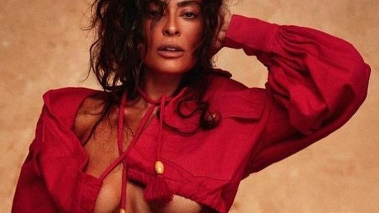 Sem sutiã, Juliana Paes compartilha fotos de tirar o fôlego