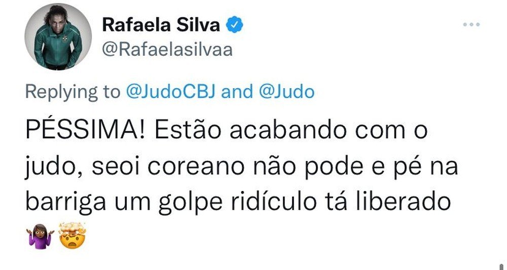 Novas regras do Judô para Paris 2024 deixa campeã olímpica irritada: 'Péssima'