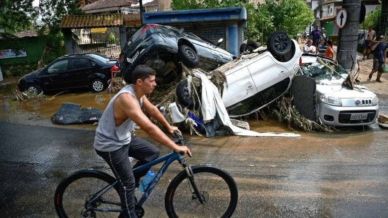Região Sudeste tem alerta de temporais e deslizamentos até domingo