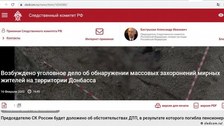 O que se sabe sobre as supostas valas comuns em Donbass