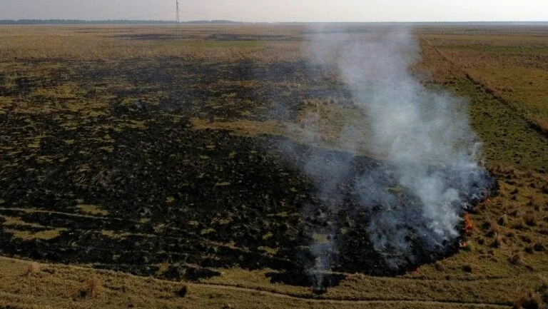Fogo e seca arrasam nordeste da Argentina