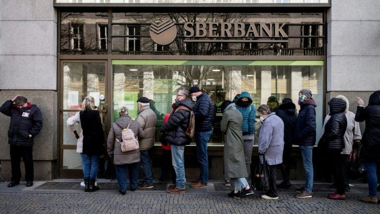 Filial europeia do banco russo Sberbank em 'quebra ou provável quebra', diz BCE