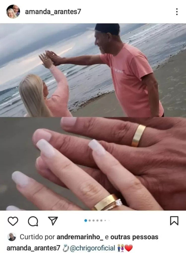 Sonho! Fã fica noiva de cantor Chrigor, ex-Exaltasamba, em praia