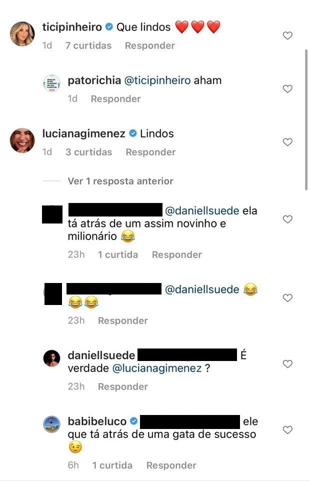 Amiga defende namorada de filho de Faustão após modelo ser chamada de 'interesseira'