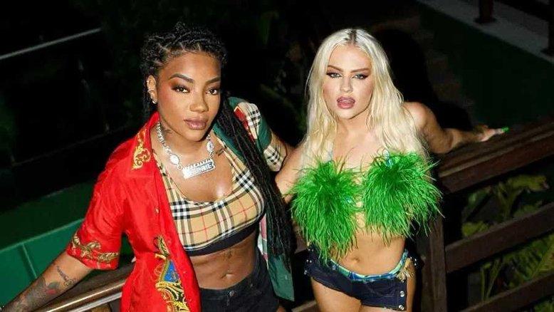 Ludmilla e Luísa Sonza dançam juntas em festa no Rio