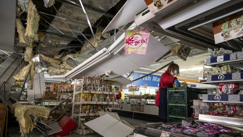 Terremoto no Japão deixa um morto e 160 feridos