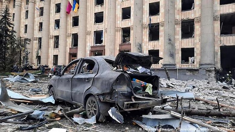 Diplomacia da UE condena ataque russo em Kharkiv