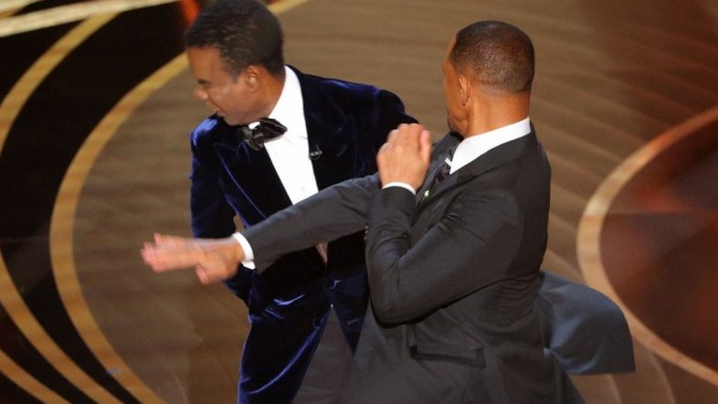 Um tapa que vai passar para a história do Oscar