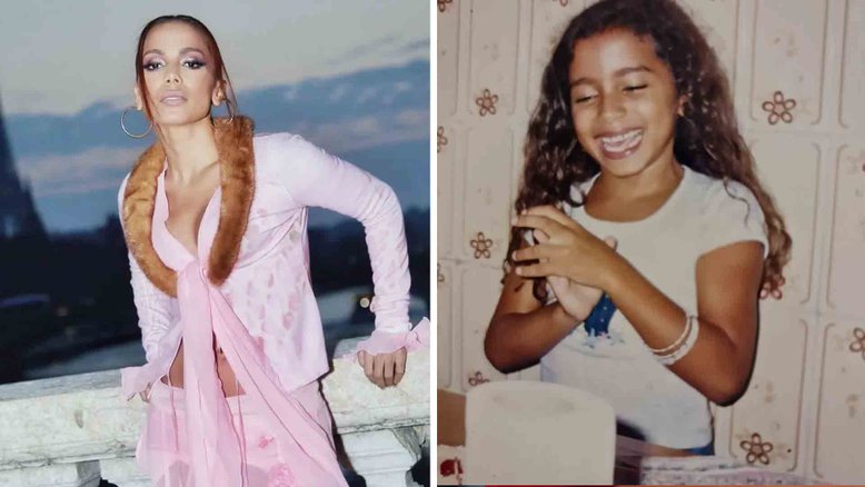 Anitta relembra fotos da infância em aniversário: ‘Versões de mim’