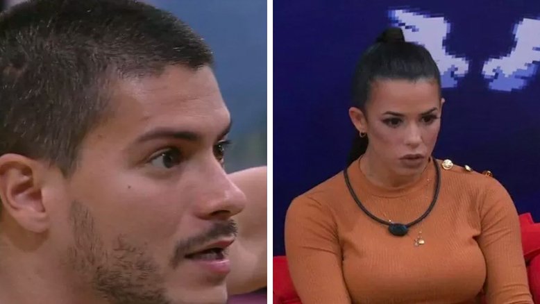BBB22: Arthur e Larissa discutem: ‘Você se isolou com as meninas e não jogou’