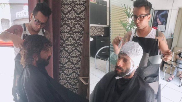 SP: Morador de rua passa por transformação em salão de beleza e decide mudar de vida 4 SP: Morador de rua passa por transformação em salão de beleza e decide mudar de vida