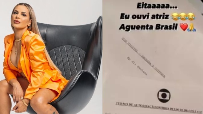 Deolane Bezerra assina contrato de atriz na Globo: 'Aguenta Brasil'