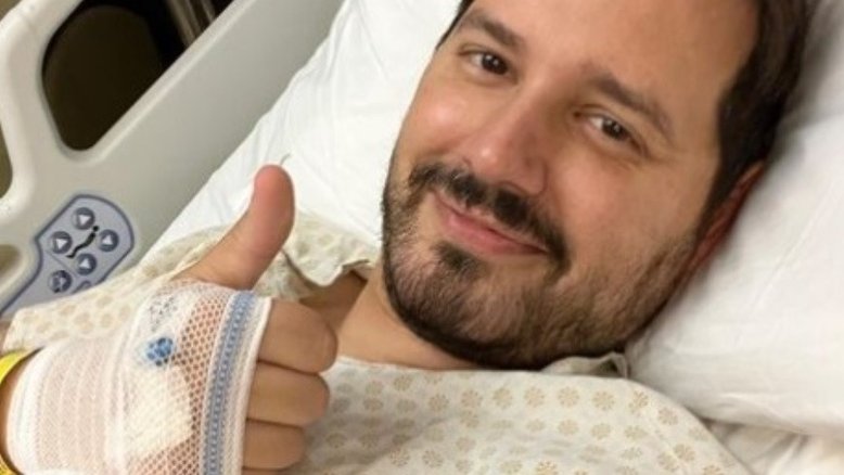 Dony de Nuccio passa por cirurgia de emergência para tratar hérnia