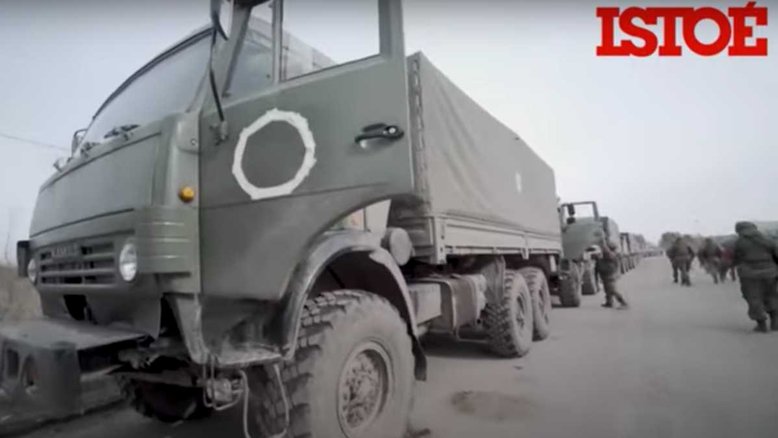 Exército russo supostamente a caminho de Kiev