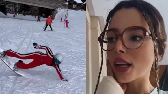 Giovanna Lancellotti quebra o punho após acidente em viagem: 'Escorregou no gelo'