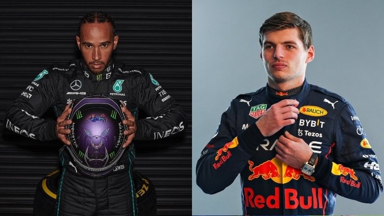 Reprodução/Twitter Mercedes e RBR