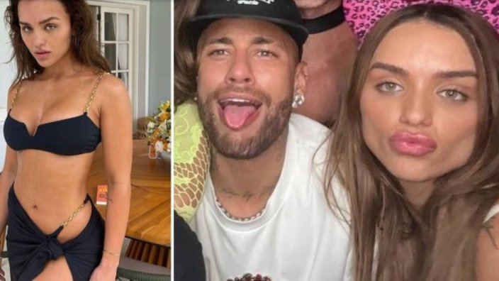 Neymar e Rafa Kalimann se beijaram em festa, diz jornal