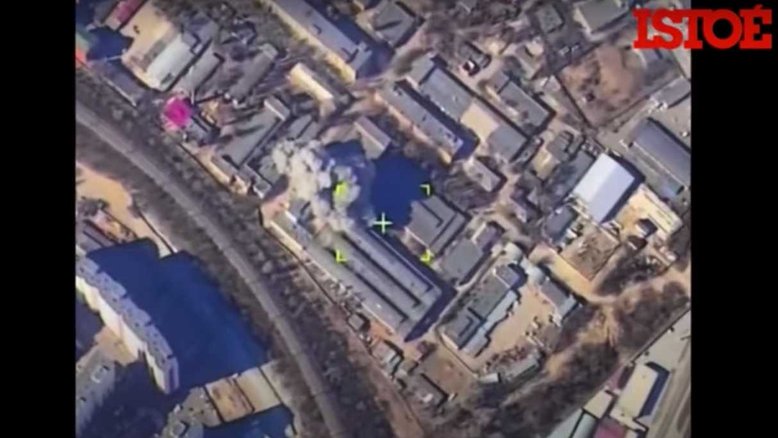 Vídeo- Rússia divulga imagens de bombardeio e destruição de sistema de mísseis