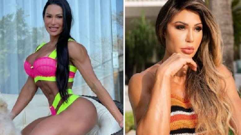 Gracyanne Barbosa surge com rosto diferente em ensaioGracyanne Barbosa surge com rosto diferente em ensaio