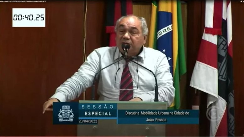 Reprodução/TV Câmara JP