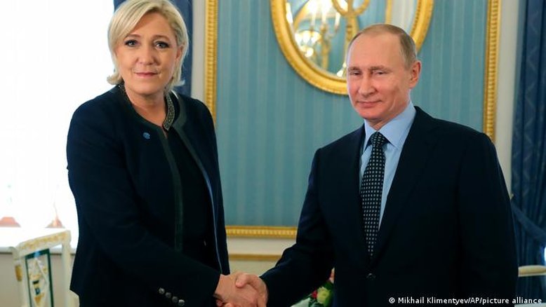 Laços com Rússia podem se voltar contra Le Pen no 2º turno