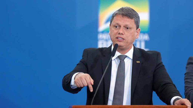CAMPANHA Candidato do presidente Bolsonaro ao governo paulista, ex- ministro Tarcísio de Freitas anuncia que vai investir R$ 54 bilhões provenientes da venda de estatais