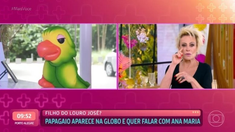 Ana Maria Braga chora no 'Mais Você' ao ver 'filho' do Louro José