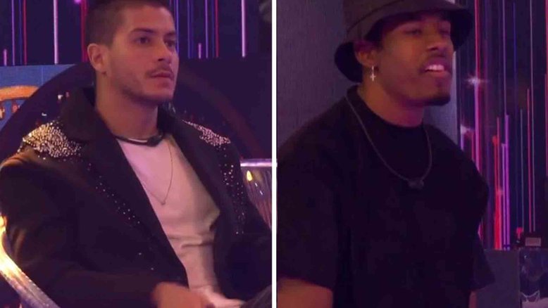 BBB22: Arthur Aguiar e Paulo André se desentendem em festa: ‘Larga de ser rabugento’