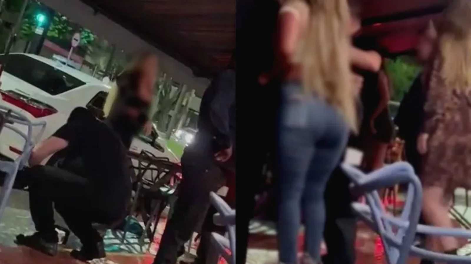 Vídeo: Mulher briga com jovem que teria sido amante do ex-marido em bar