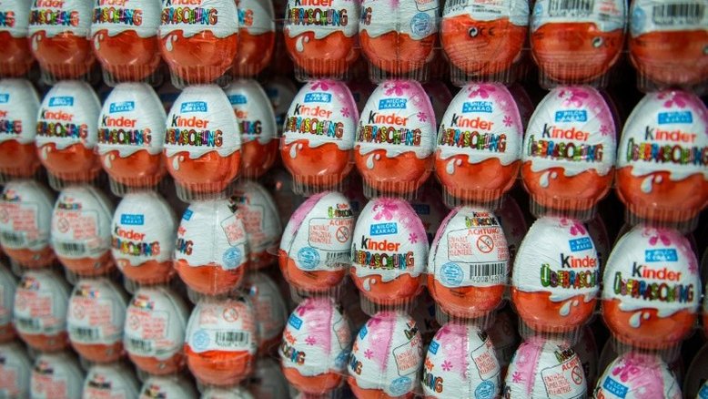 Cerca de 150 casos de salmonela relacionados a chocolate Kinder em nove países europeus